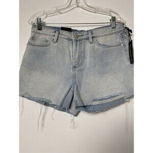 BLANK NYC The Essex Shorts Size 29 Blue Distressed Destroyed Classic Cut Off